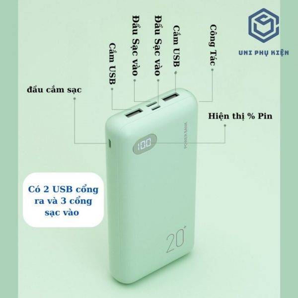 Sạc 20000mah